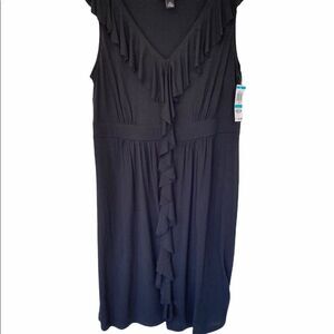INC Black Sleeveless Dress Size 0X
